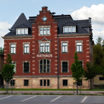 Foto vom Rathaus in Flöha